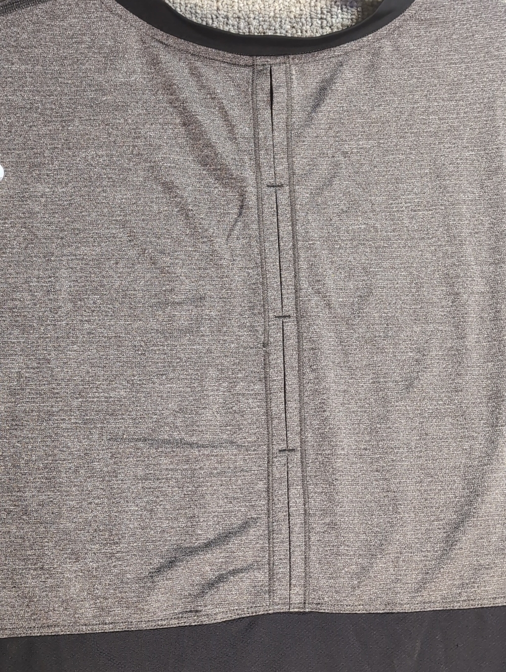 Lululemon Precise Tee Mesh Size XXL in Gray/Black Workout Running Gym - Picture 7 of 10